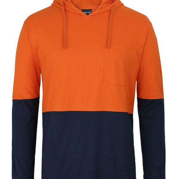 JB's  HV L/S COTTON TEE WITH HOOD Thumbnail