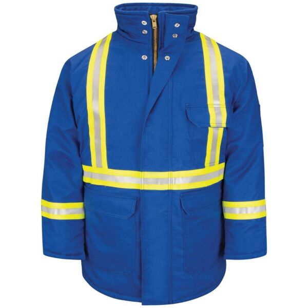 Men's Deluxe Parka With Reflective Trim - EXCEL FR® ComforTouch Thumbnail