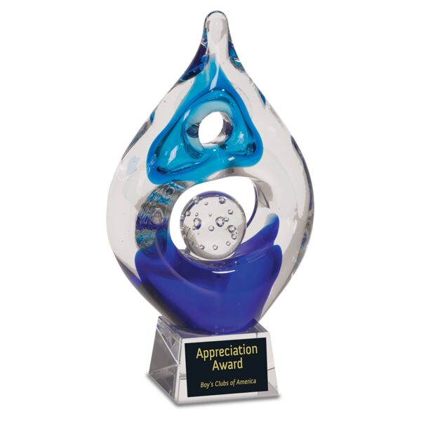 8 1/2" Winner Art Glass Thumbnail