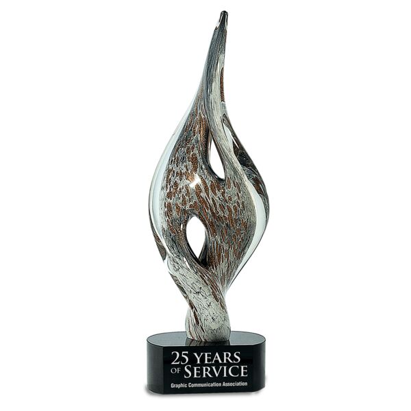 15" Spire Twist Art Glass Thumbnail