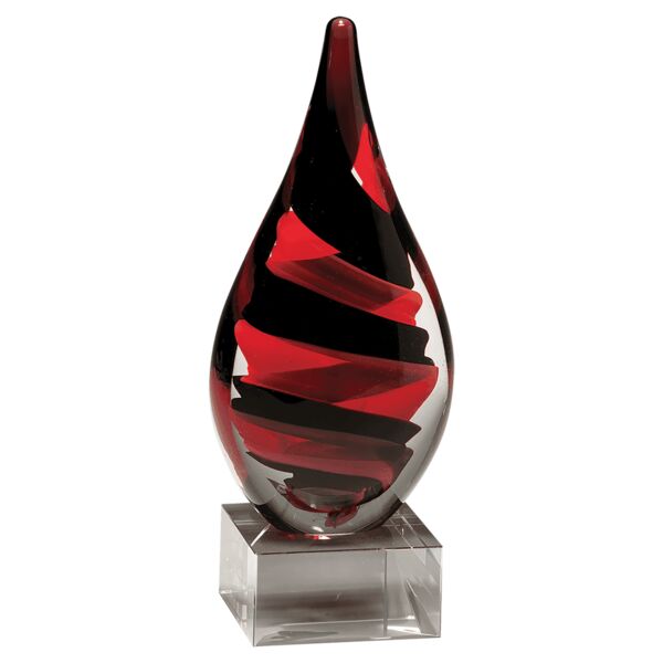 8" and Helix Teardrop on Glass Base-No Plate Thumbnail