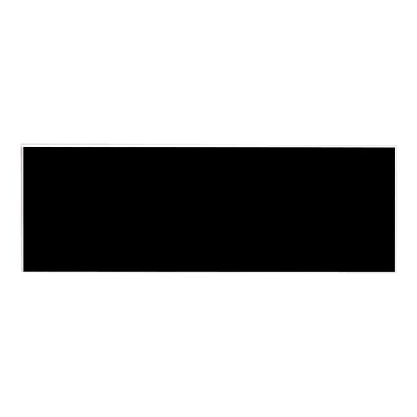 3" x 1" Square Corner Plastic Badge Blank Thumbnail