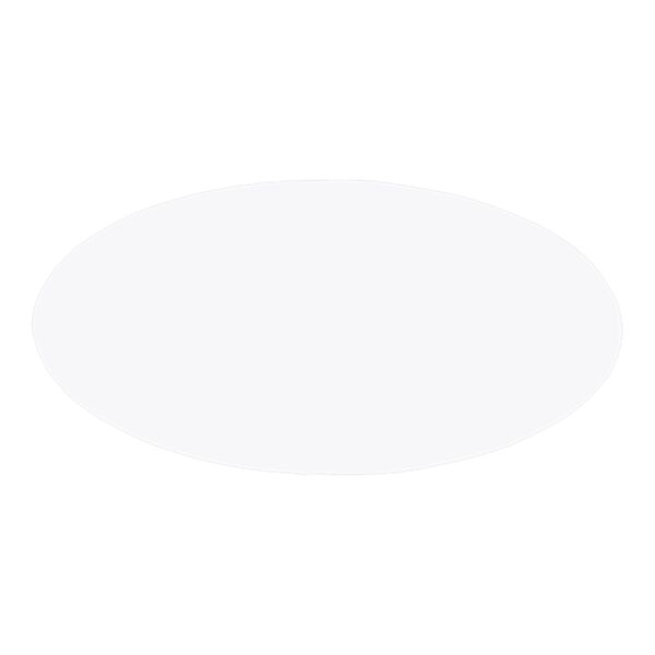 3" x 1 1/2" / Oval Plastic Badge Blank Thumbnail