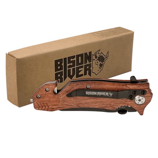 Bison River 4 1/2" Wood Rescue Knife Thumbnail