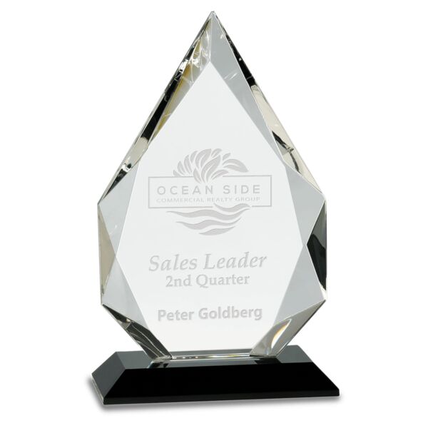8" Diamond Crystal on Pedestal Base Thumbnail