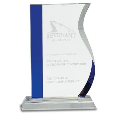 8 1/4" Edge Crystal Wave on Base Thumbnail