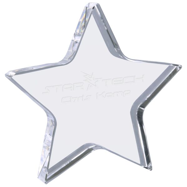 5" x 5" Crystal Star Thumbnail