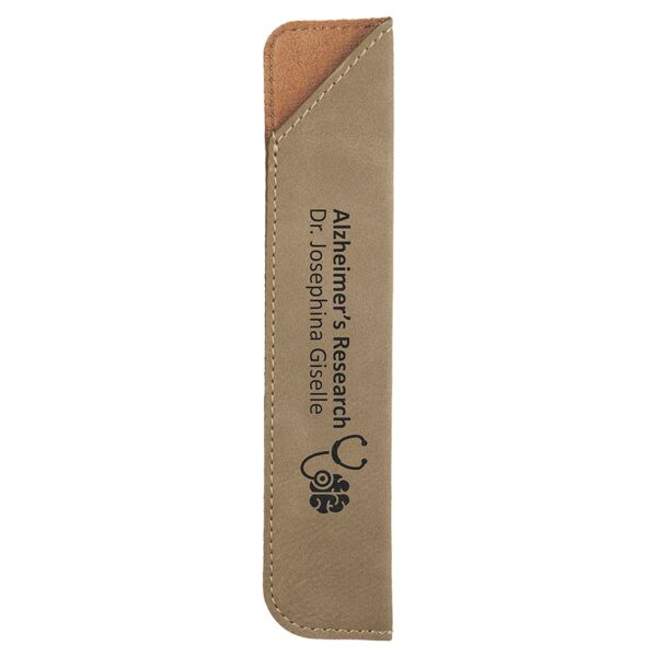 6 1/4" Laserable Leatherette Pen Sleeve Thumbnail