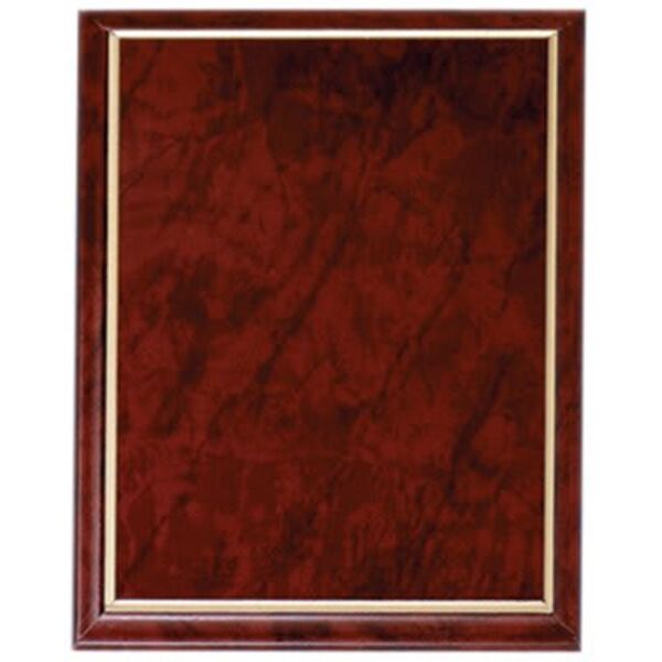 7" x 9" Ruby Marble Finish Plaque with Cove Edge Thumbnail