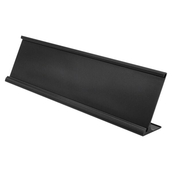 2" x 8", Kota Pro Aluminum Desk Holder, Fits 1/8" Thick Plastic Insert Thumbnail