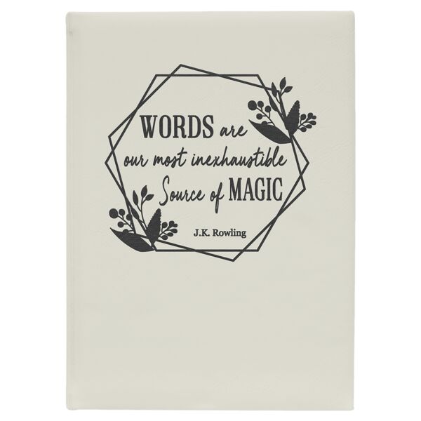 7" x 9 3/4" / Laserable Leatherette Journal with Lined Notepad Thumbnail