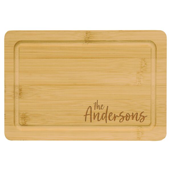 9" x 6" Cutting Board with Drip Ring Thumbnail