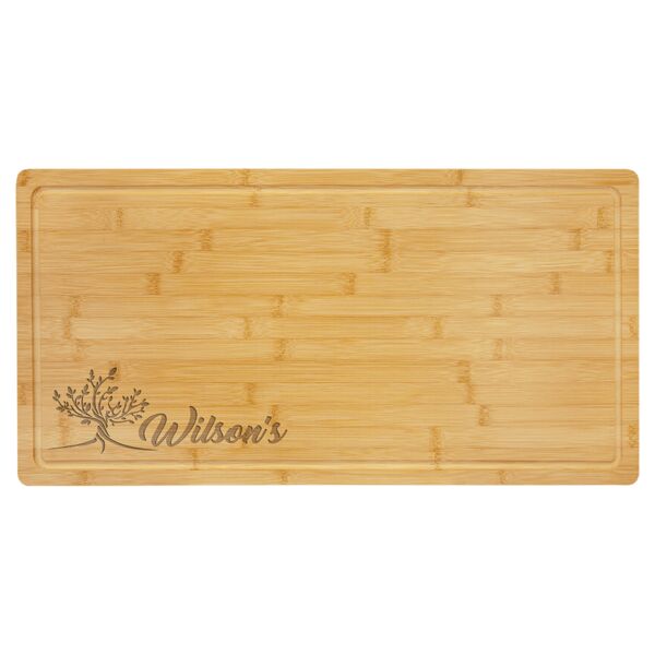 23 3/4" x 12" Cutting Board with Drip Ring Thumbnail
