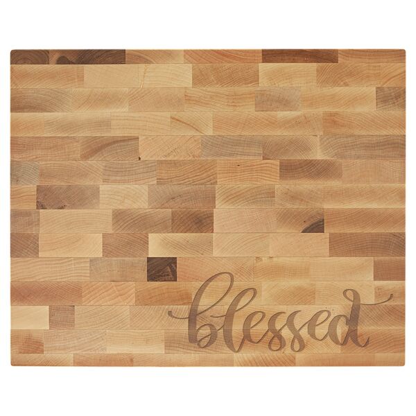 16" x 13" x 1 1/2" Butcher Block Cutting Board Thumbnail