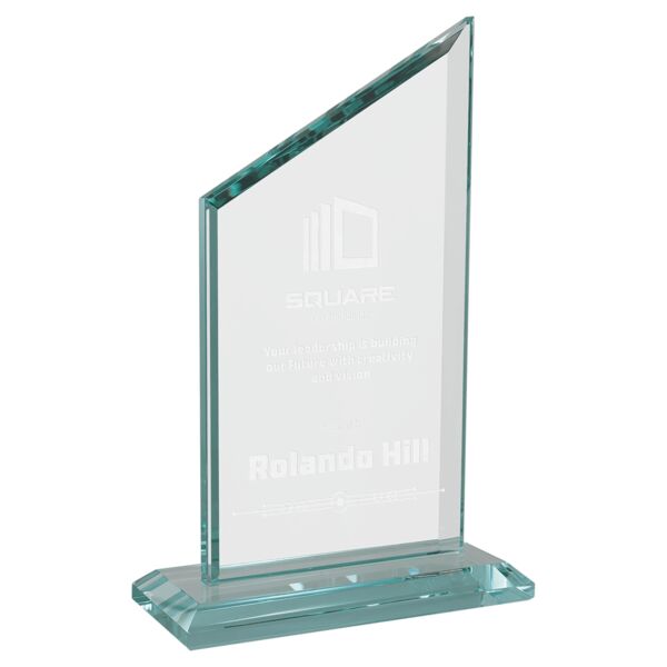 4 3/4" x 6 1/2" Zenith Series Glass Award Thumbnail