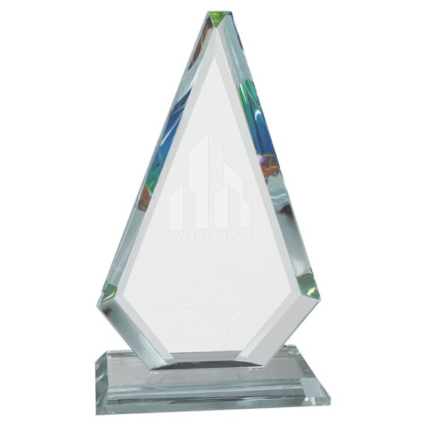 5 1/8" x 8 5/8" Diamond Series Jade Glass with Prism-Effect Top Thumbnail