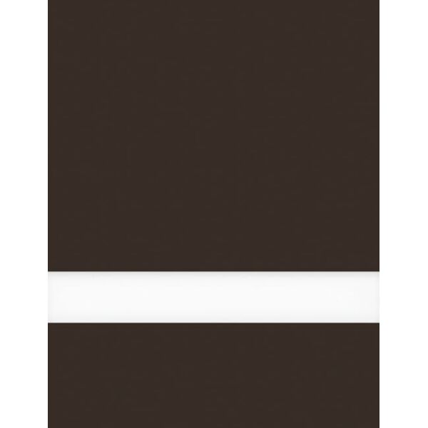 24" x 49" x 1/16" Chocolate Brown/ Matte Duets Laser XT Plastic Thumbnail