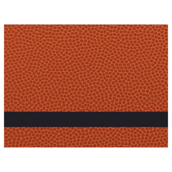 12" x 24" Basketball Laserable Leatherette Sheet Stock with Kota Pro Adhesive Thumbnail