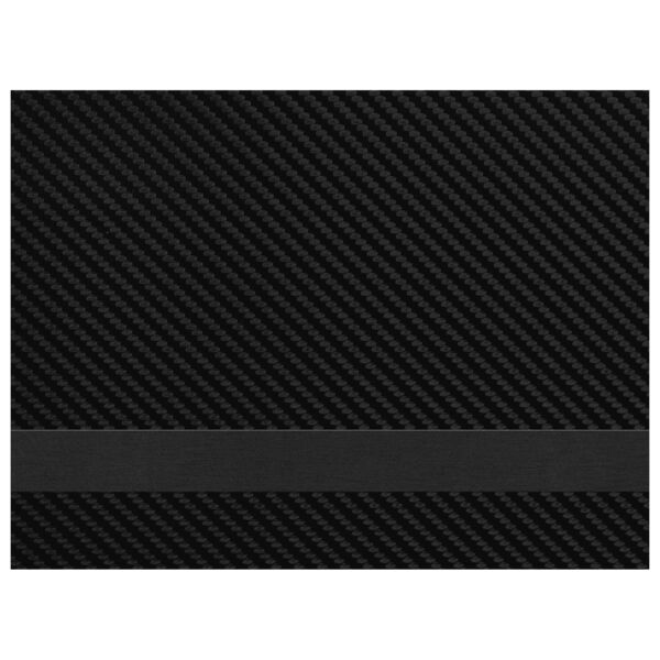 12" x 24" Carbon Fiber/ Premier Laserable Leatherette Sheet Stock with Kota Pro Adhesive Thumbnail