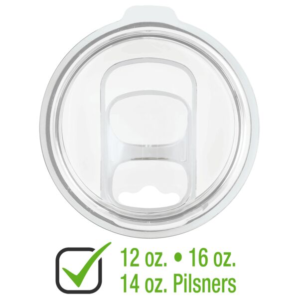 Slider Lid for 12 & 16 oz. Polar Camel Stemless Tumblers, 14 oz. Pilsner, or 22 oz. Skinny Tumblers Thumbnail