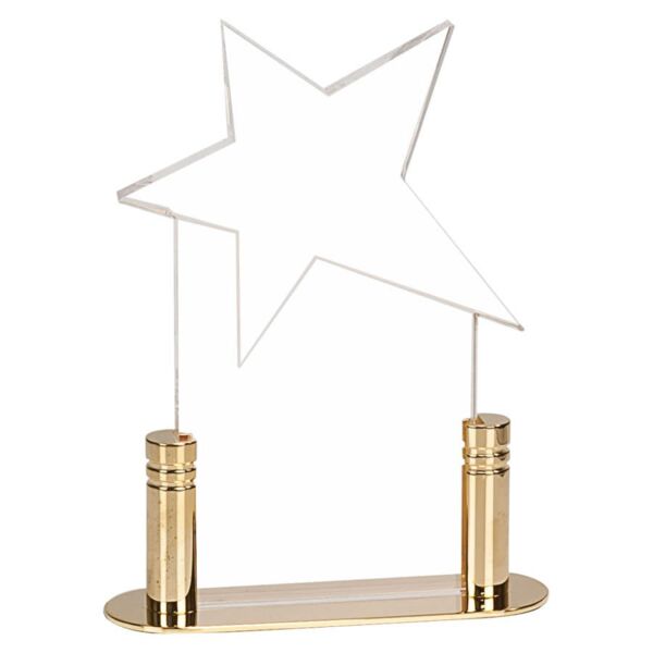 3" x 6" Star Pop-In Acrylic (Base not included) Thumbnail