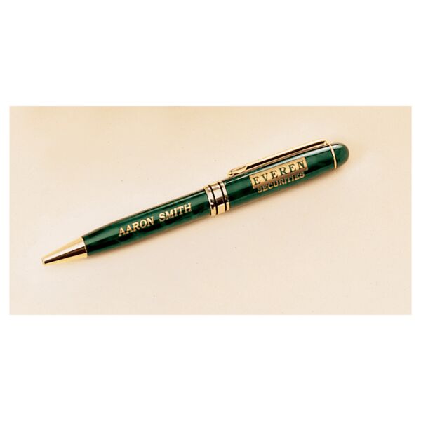 5 1/4" Marble Brass Pen Thumbnail