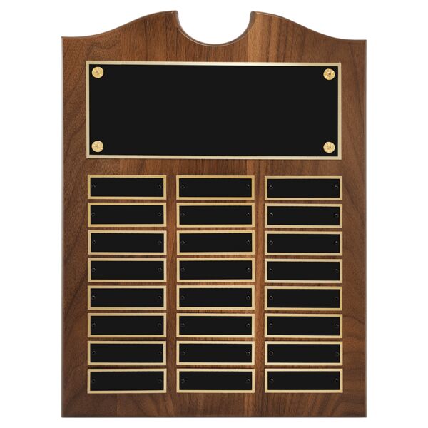11" x 15" American Roster Plaque w/ 24 Plates Thumbnail