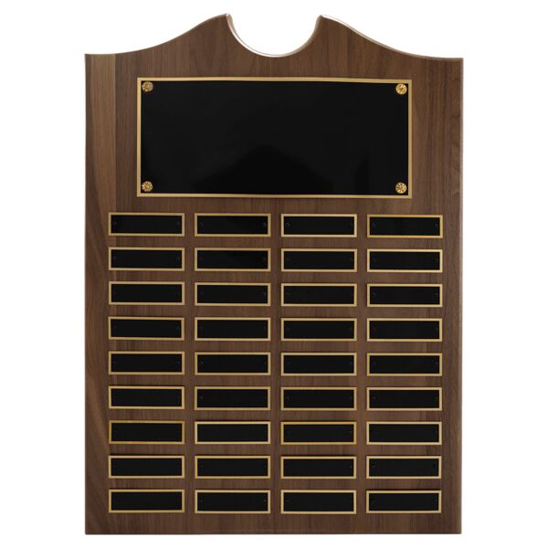 14" x 20" American Roster Plaque w/ 36 Plates Thumbnail