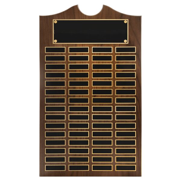 14" x 25" American Roster Plaque w/ 60 Plates Thumbnail