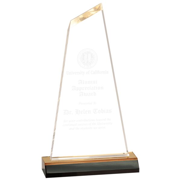 5" x 10" Reflection Optima Acrylic with 6" Mirror Base Thumbnail