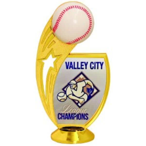 6" Baseball Sublimatable Insert Holder Figure Thumbnail