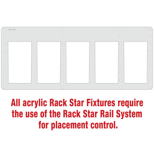 DC301S Decanter Only Rack Star Fixture-Holds 5 Thumbnail