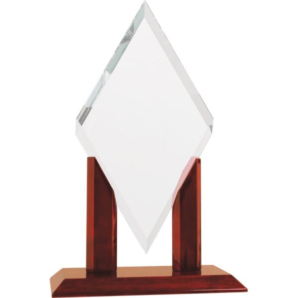 8" x 14" Mayfair Diamond Glass Replacement Blank Thumbnail