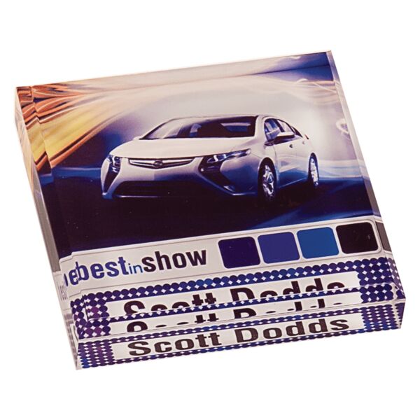 3 3/4" x 3 3/4" Sublicrylic Paperweight Thumbnail