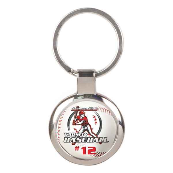 1 1/2" Round Keychain with DynaSub Insert Thumbnail