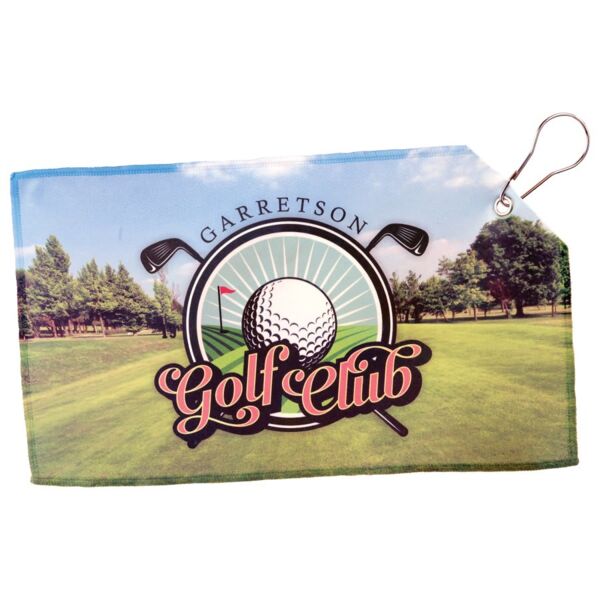 7 1/2" x 13" Sublimatable Golf Towel Thumbnail