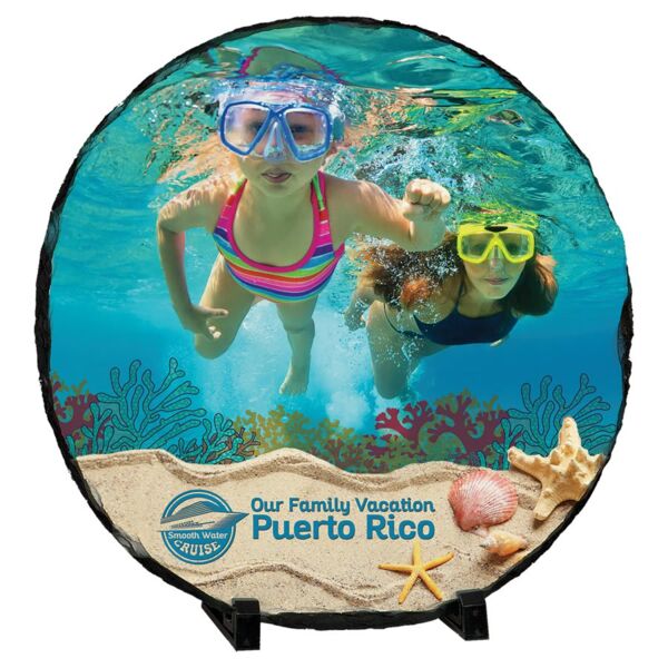 6" Round Gloss SubliStone Thumbnail