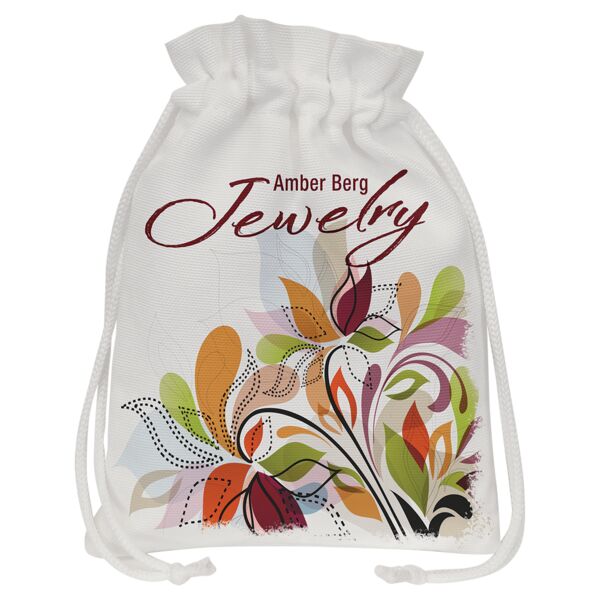 6 1/4" x 9" Canvas Drawstring Bag Thumbnail