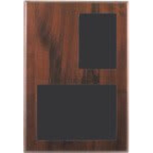 9" x 13" Finish Slide-In Frame Plaque with 3 1/2" x 5" & 7" x 5" Windows Thumbnail