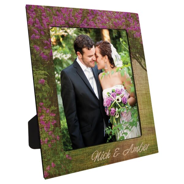 8" x 10" Sublimatable Burlap Photo Frame Thumbnail