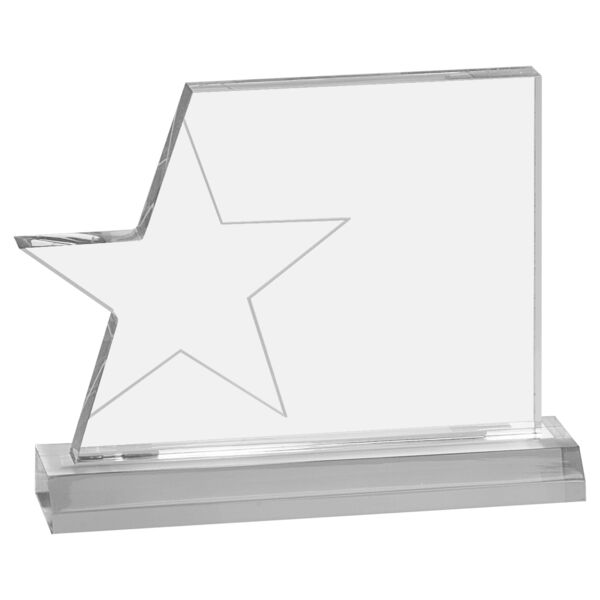 7 1/4" x 5 1/4" Star Page Acrylic with 7 1/2" Base Thumbnail