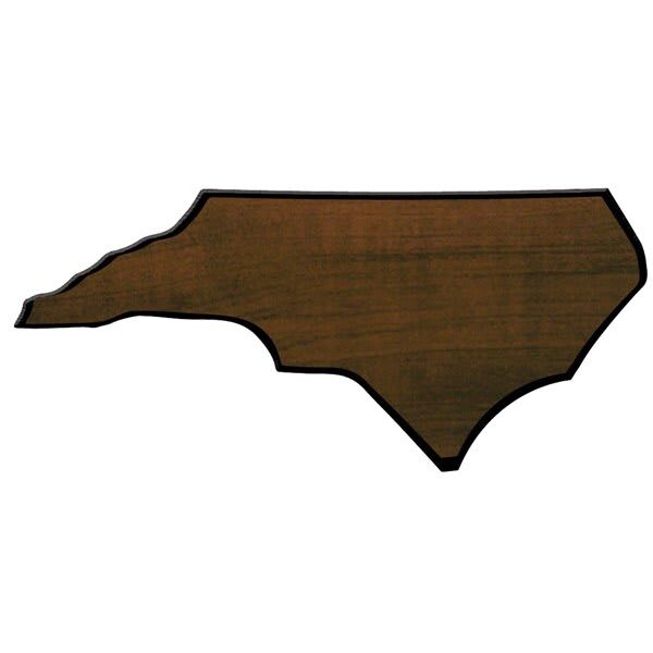 6" x 15 1/2" Finish Edge North Carolina State Plaque Thumbnail