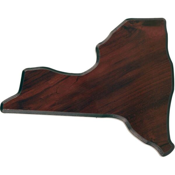 9" x 10 1/2" Finish Edge New York State Plaque Thumbnail