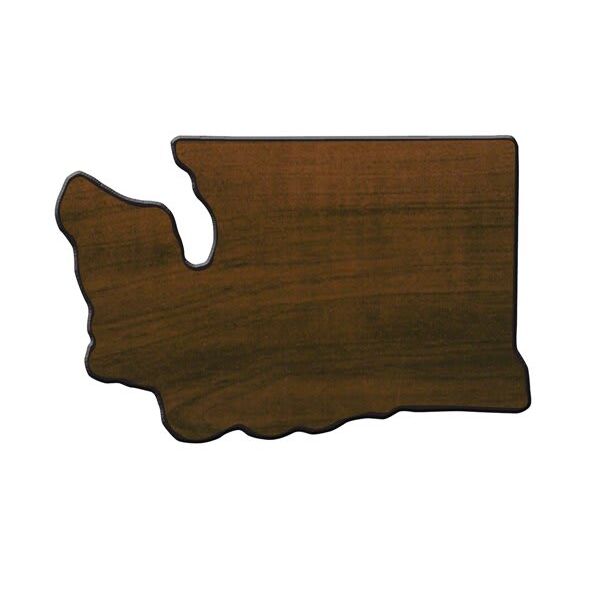 7 3/8" x 11 3/8" Finish Edge Washington State Plaque Thumbnail