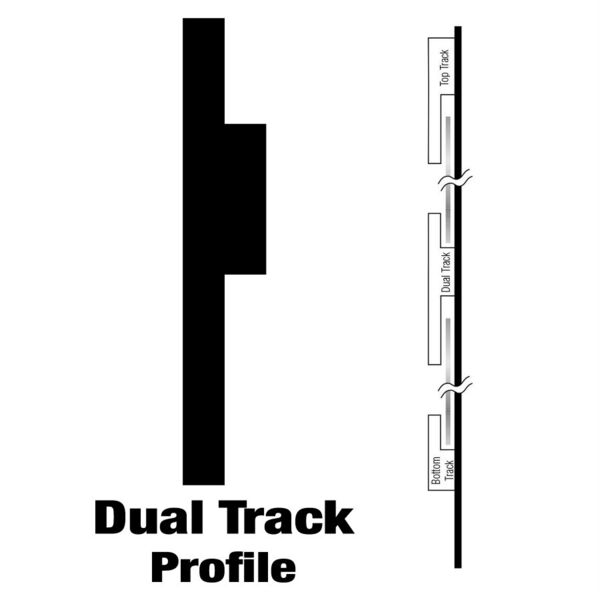 Gemini Pronto 10' Acrylic Dual Profile Track for Changeable Copy Thumbnail