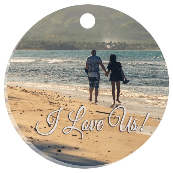 3.12 Diameter Unisub Round Acrylic Ornament, 1-Sided (Ribbon/Hanger Not Included Thumbnail