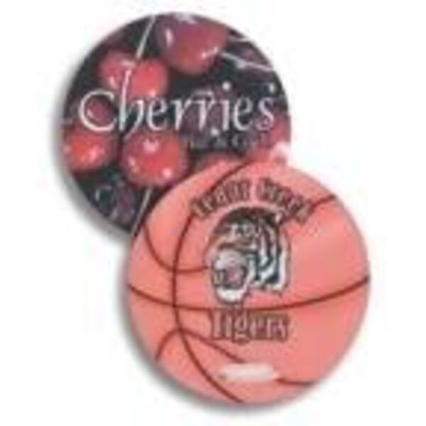 4" Gloss Unisub FRP Sublimatable Round 2-Sided Bag Tag Thumbnail