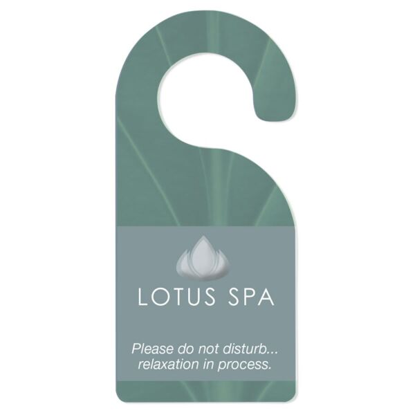 4" x 9" Gloss Unisub Sublimatable FRP 2-Sided Door Hanger Thumbnail