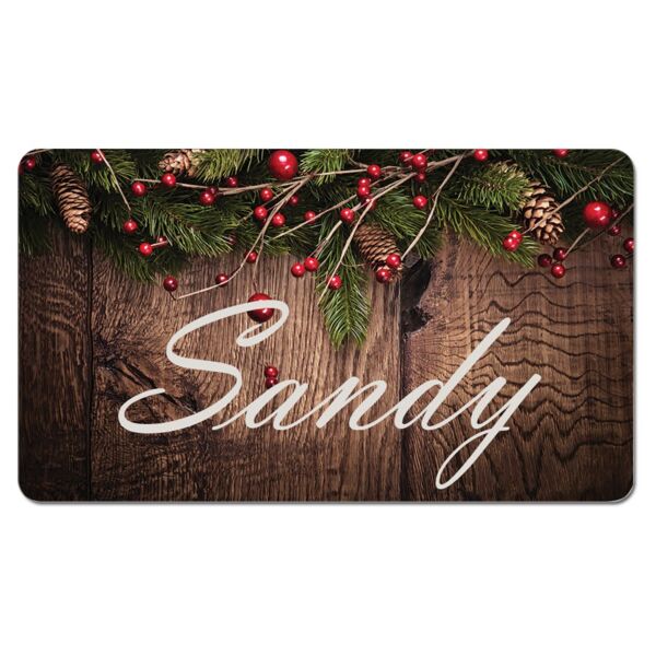 3.5" x 2" Gloss Unisub Aluminum Insert with Radius Corners Thumbnail