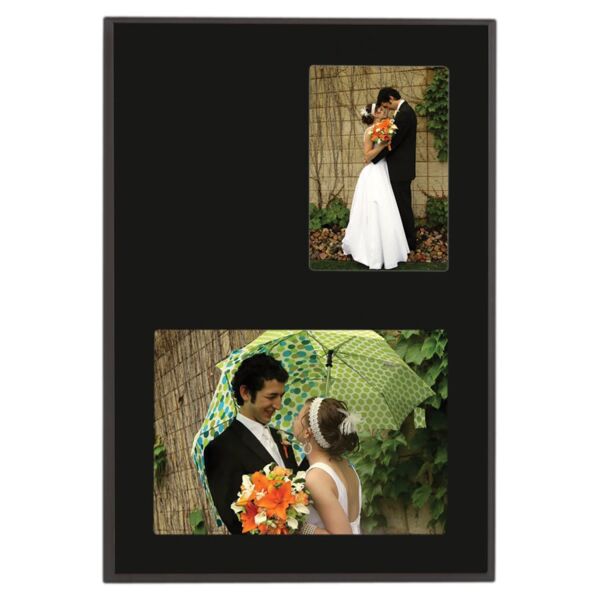 9" x 13" Value Finish Slide-In Plaque w/ 3 1/2"x5" & 7"x5" Windows Thumbnail
